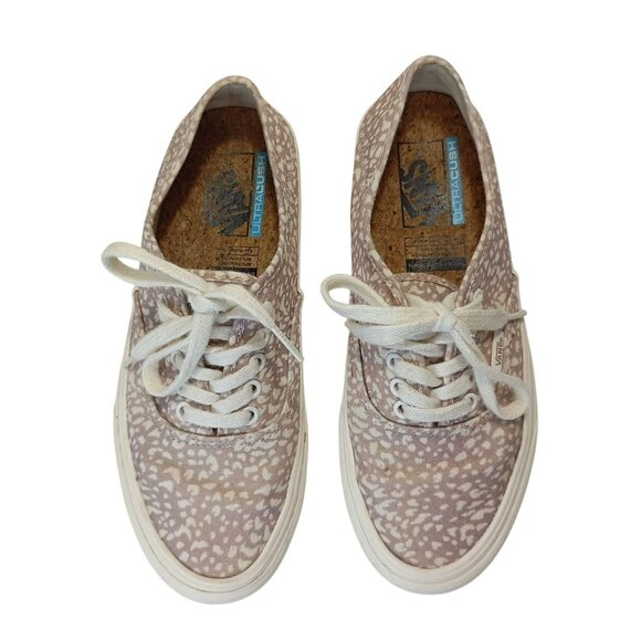 Vans Sneakers Animal Print Canvas Lace-Up Casual 8.5 Womens Sz 7 Mens - Picture 3 of 10